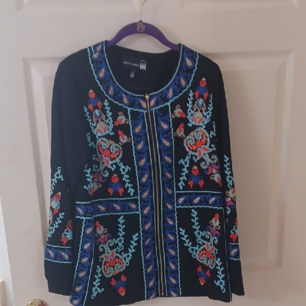 Artisan Black Embroidered Jacket